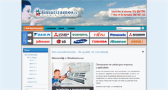 Desktop Screenshot of climatizamos.es