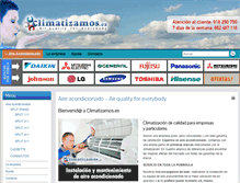 Tablet Screenshot of climatizamos.es